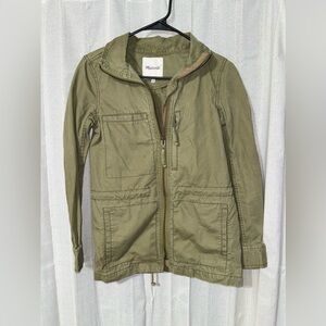 MADEWELL Passage Jacket Women's Size Medium Olive Green Utility  xS